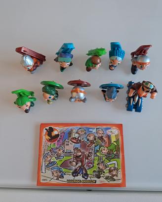 KINDER SORPRESA  SCATENATI  2008 +10 CARTINE 