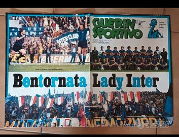 Giornale Inter copertina poster scudetto 1969/80