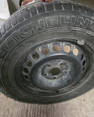 RUOTA SCORTA RUOTINO VW SEAT AUDI CERCHIO IN FERRO