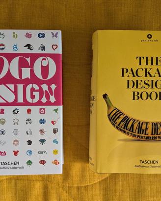 Lotto 2 libri Taschen – Logo e Package Design