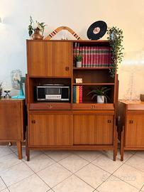 Libreria Highboard in stile scandinavo vintage