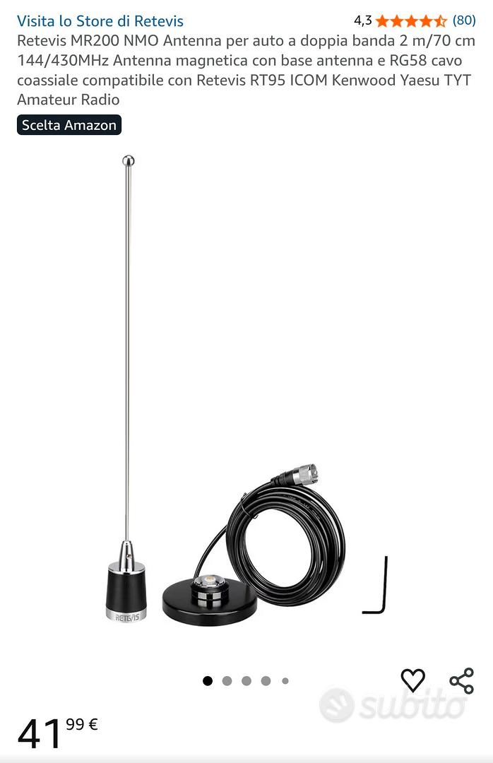 Staffa Regolabile In Acciaio Inox Per Antenna Radio Camper – Supporto Universale 360°