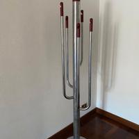 Appendiabiti Space Age in metallo cromato, anni 70