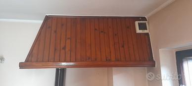 cappa in legno incluso aspiratore