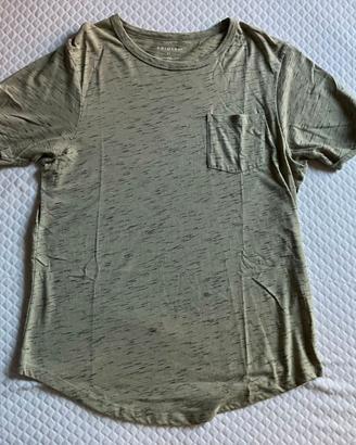 T-shirt Primark colore verde e nero taglia XL
