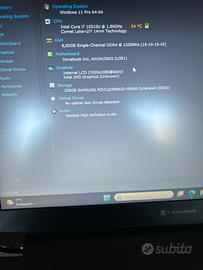 Portatile Toshiba Dynabook Tecra A40-G-11-H