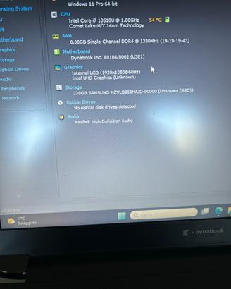 Portatile Toshiba Dynabook Tecra A40-G-11-H