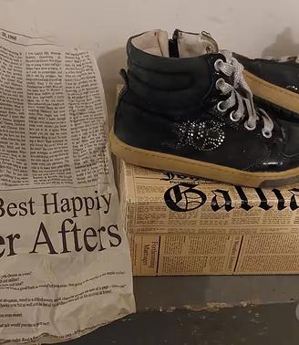 Scarpe bimbo bimba John Galliano , Vera pelle. 30