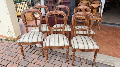 sedie italiane in faggio 6 pezzi