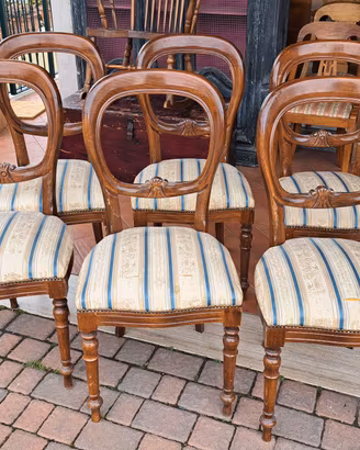 sedie italiane in faggio 6 pezzi