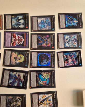 Lotto carte yu gi oh! xyz numero + drago bianco