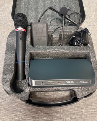 Kit Radiomicrofono + Archetto  PROEL MRU2D