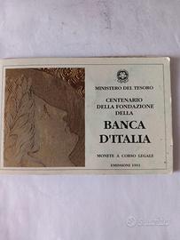 BANCA D'ITALIA 100 200 500 LIRE 1993 CENTENARIO DE