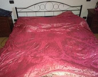 Copriletto matrimoniale jacquard damascato