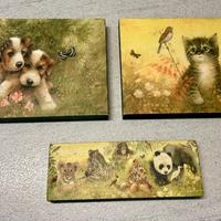 Quadri cameretta bambini figure cuccioli animali