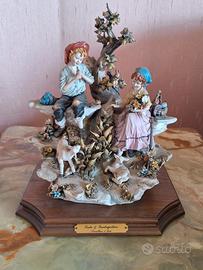 Scultura Capodimonte Triade & Santagostino 33 cm