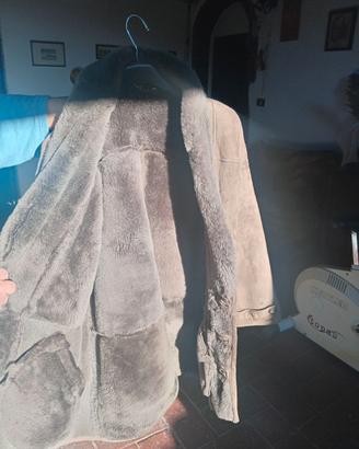 Pelliccia  shearling originale taglia 46