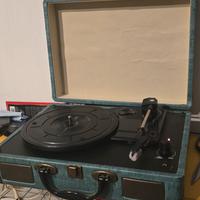 giradischi vinile a valigia Bluetooth 