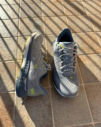 New Balance 880 grigio/verde fresh foam - correre
