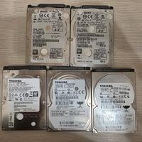 5x hdd 2.5  da 500 gb  Toshiba ,  HGST