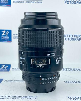 NIKON AF MICRO 105 mm f2.8 GARANZIA USATO