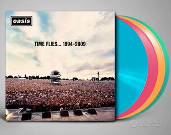 Oasis Times Flies  4LP Red-Green-Blu-Orange Sigill