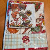 Set 2 di asciugamani vintage Bonnie Bonnets