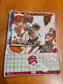 Set 2 di asciugamani vintage Bonnie Bonnets