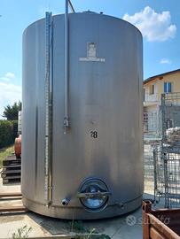 Vasca in acciaio inox da 150 quintali