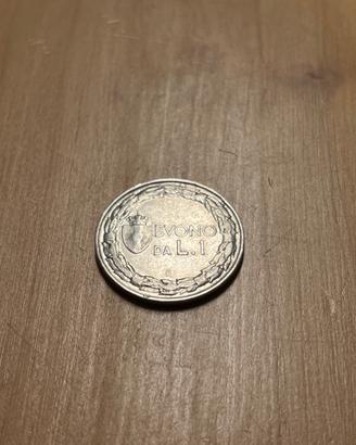 Moneta Buono da 1 lira 1922