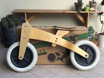 Bici in legno wishbone 3 in 1