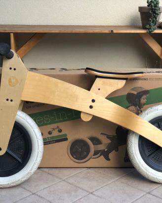 Bici in legno wishbone 3 in 1