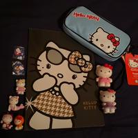 Set oggetti HELLO KITTY astuccio quaderno spille