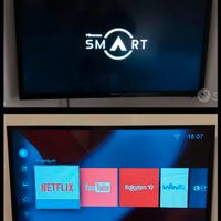 Tv smart 32 HISENSE H32m2600 +staffa a parete 