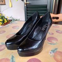 scarpe nere da donna con tacco -Décolleté 