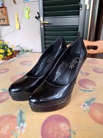 scarpe nere da donna con tacco -Décolleté 