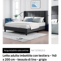 letto una piazza e mezza 140x200