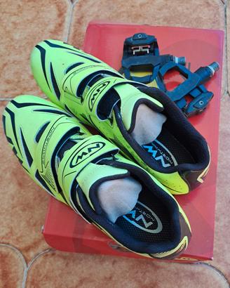 scarpe northwave jet evo bici da corsa tg.45
