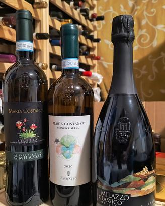 lotto vino bianco+spumante Maria Costanza milazzo 