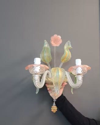 applique in vetro di murano 