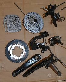Shimano Deore XT 2x10 gruppo trasmissione completo