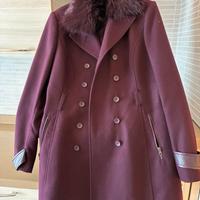 Cappotto bordeaux donna