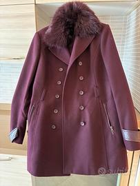 Cappotto bordeaux donna