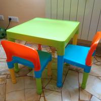 Tavolino in plastica colorato per bambini unisex