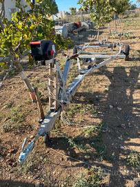 Carrello barca da cantiere