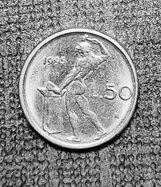 50lire mini con errori di conio plurimi