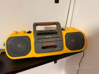 Sony Sports Boombox Stereo Radio Cassette Recorder  			