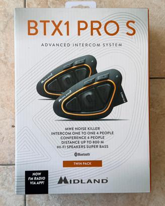 Interfono x casco Midland btx 1 Pro s doppio