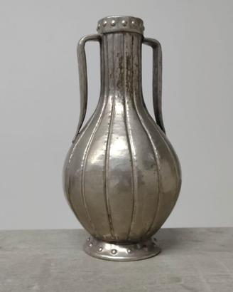 Vaso Anfora Art Déco in Peltro