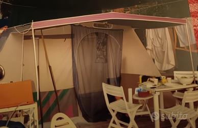 tenda a casetta con dinette matrimoniale 